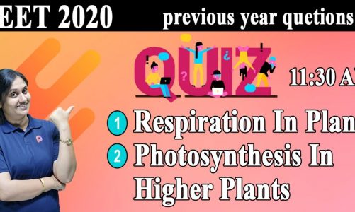 previous year questions Quiz | NEET 2020 | Dr. Pooja ma'am