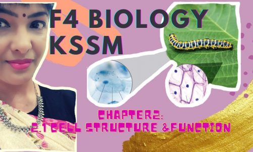 F4 BIOLOGY KSSM (CHAPTER 2: 2.1-CELL STRUCTURE &ORGANISATION)