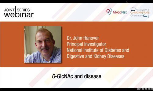 GlycoNet/#ACSCARB Webinar ft. Dr. John Hanover