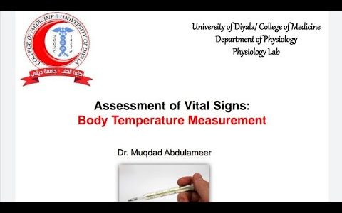 Physiology lab / Body temperature