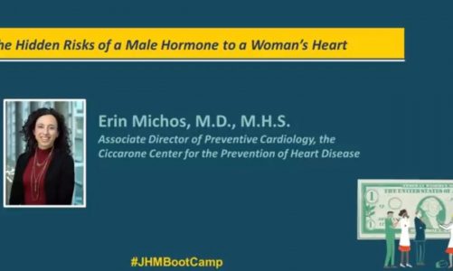 The Hidden Risks of A Male Hormone to a Woman’s Heart | Erin Michos, M.D., M.H.S.