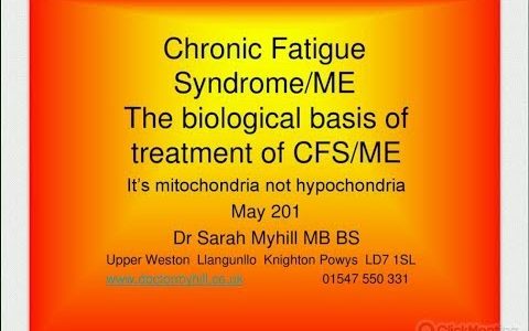 Clinical management of chronic fatigue syndrome (CFS/ME) by Dr Sarah Myhill
