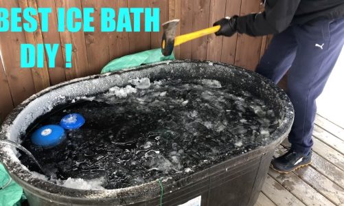 BEST DIY ICE BATH IN COLD WINTER!
