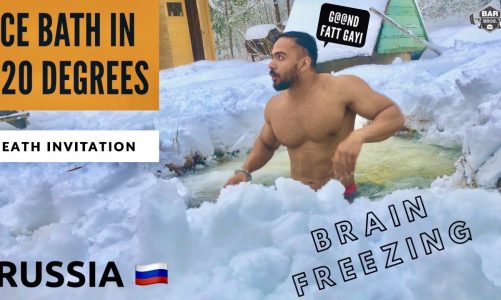 Ice Bath In -20 Degrees | #Russia | BarBros