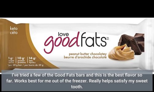 Love Good Fats Bars – Lemon Mousse – Keto-Friendly Protein Bar with Natural Ingredients – Low S…