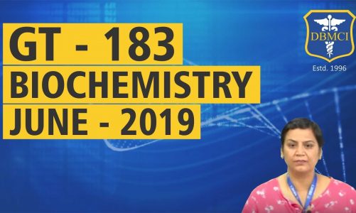 GRAND TEST – 183 (BIOCHEMISTRY) – JUNE – 2019