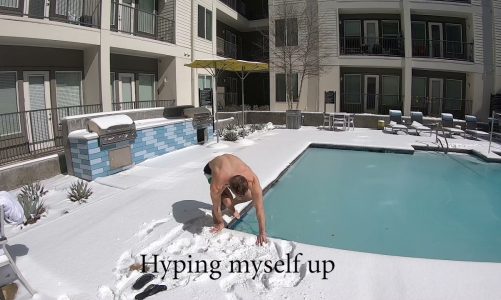 Swimming day after Texas winter storm 2021