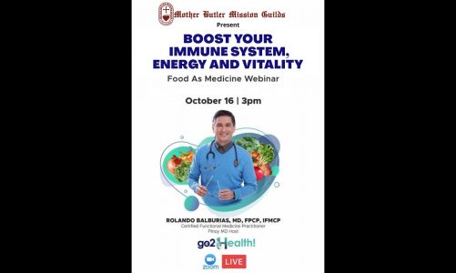 Webinar for MBMG on Food as Medicine with Dr Oyie Balburias. Oct 16 2020.