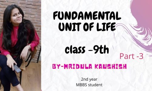 3 | Chapter 5 | BIOLOGY | CLASS 9 | Fundamental Unit of Life | Mridula