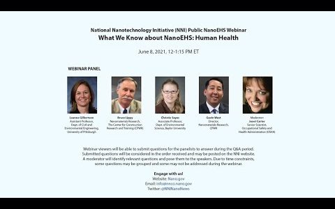 What We Know about NanoEHS: Human Health Webinar