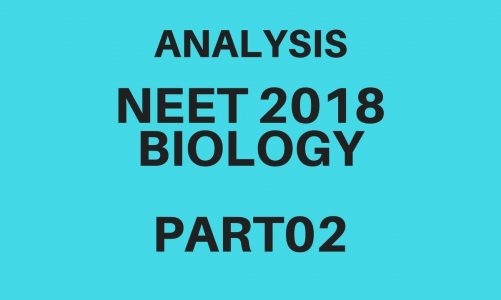 NEET 2018 biology Analysis Part02
