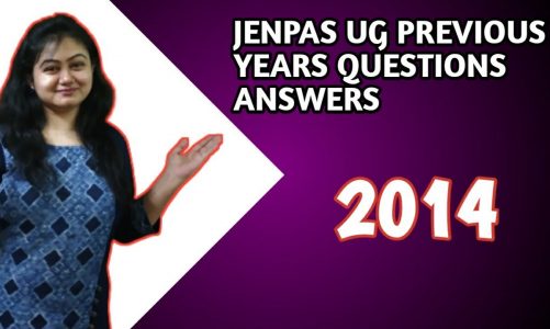 JENPAS BIOLOGY PREVIOUS YEARS QUESTIONS 2014