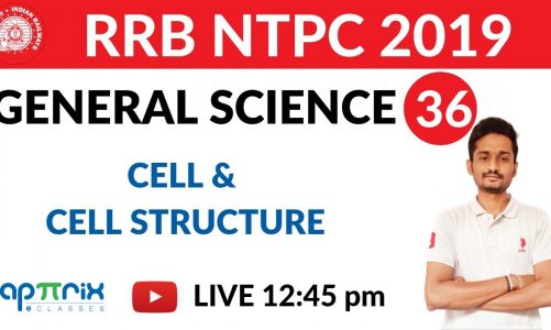 Biology – 2 || RRB NTPC/JE || General Awareness || BY Mayur Sir || 12:45 PM || Class #36