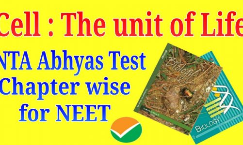 Cell the unit of life class 11 ncert NTA abhyas mcq for neet exam