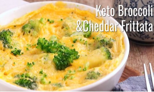 Keto Broccoli and Cheddar Frittata Recipe
