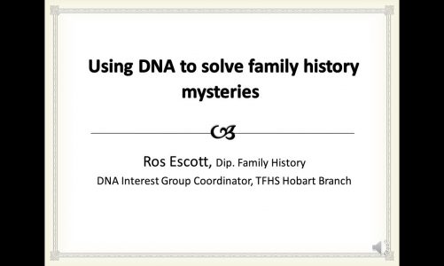 Using DNA to solve Family History Mysteries