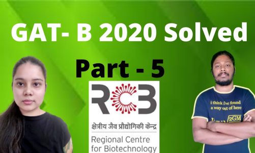 GAT-B 2020 Solved || Complete Biology ( Part – 5 )