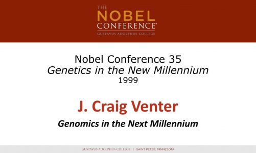 J. Craig Venter at Nobel Conference XXXV