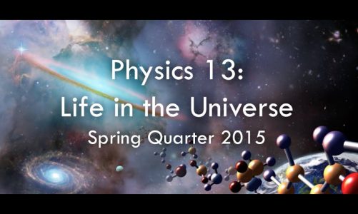 Physics 13 Lecture 9: Basics of Life