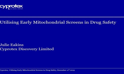 Utilising Early Mitochondrial Screens in Drug Safety