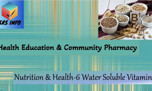 Nutrition & Health 6 | Vitamin B1 | Water Soluble Vitamins | Health Education & Community Pharmacy