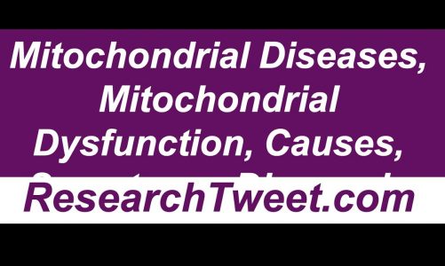 Mitochondrial Diseases, Mitochondrial Dysfunction, Causes, Symptoms, Diagnosis