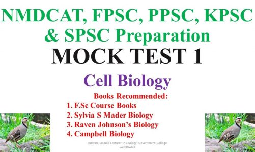 Mock Test 1 Cell Biology, #MCQs, #PPSC, #NMDCAT, #Biology