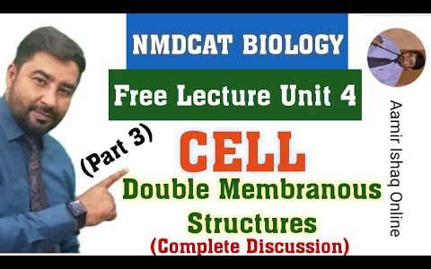 NMDCAT BIOLOGY || Unit 4 || Free Lecture (Part 3) || Double Membranous Structures
