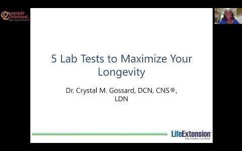 5 lab tests to maximize longevity: Dr. Crystal Gossard, Life Extension Foundation | People Unlimited