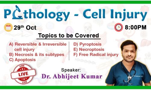 Pathology – Cell Injury || Live Streaming By Dr. Abhijeet