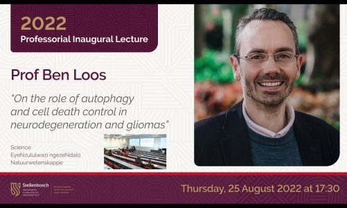 Inaugural Lecture (2022): Prof Ben Loos