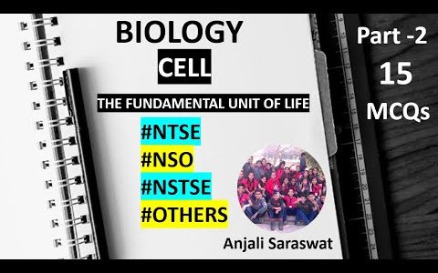 Class 9 Biology MCQ  | The Fundamental Unit of Life MCQs With Answers (Part -2) I NTSE I NSO I NSTSE