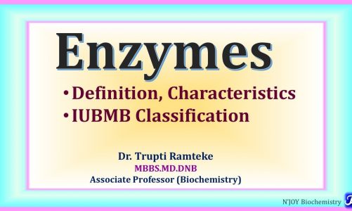 1: Enzymes Definition, Classification| Enzymes | Biochemistry | @NJOYBiochemistry