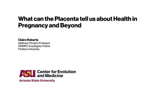 Dr Claire Roberts – What can the placenta tell us about health in pregnancy and beyond?