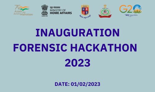 National Forensic Sciences University – Hackathon 2023 Inauguration