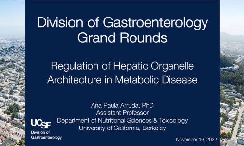 Regulation of Hepatic Organelle Architecture in Metabolic Disease – Ana Arruda, Ph.D.
