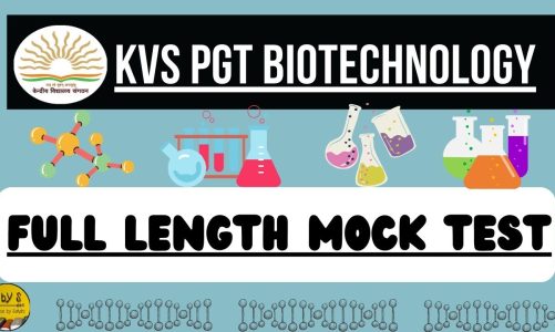 KVS PGT Biotechnology Full length mock test | 80 Questions ⏱️ | Final Practice