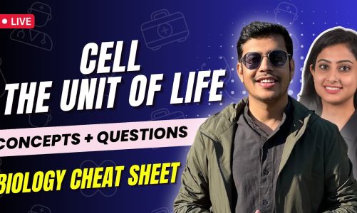 CELL THE UNIT OF LIFE | Concepts +Questions | Biology Cheat Sheet | NEET 2023 | Neetika Batra