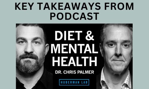 Summary/Takeaways of Dr. Chris Palmer: Diet & Nutrition for Mental Health | Huberman Lab.